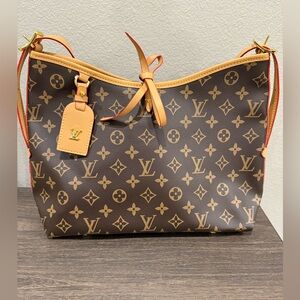 Louis Vuitton Carryall PM Shoulder Bag & Wallet - See Photos for Imperfections